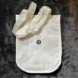 Lululemon White Tote Bag